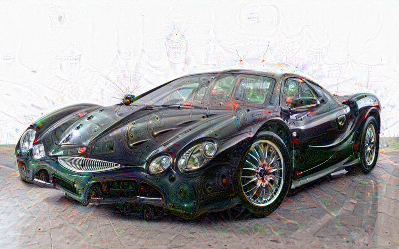 Illustration for article titled This Is How Google's Dreaming Robot Sees Cars